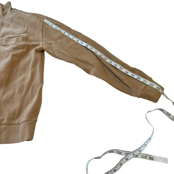 Banana Republic Turtleneck Mens Tan Long Sleeve Pullover Sweater Size M - Picture 8 of 10